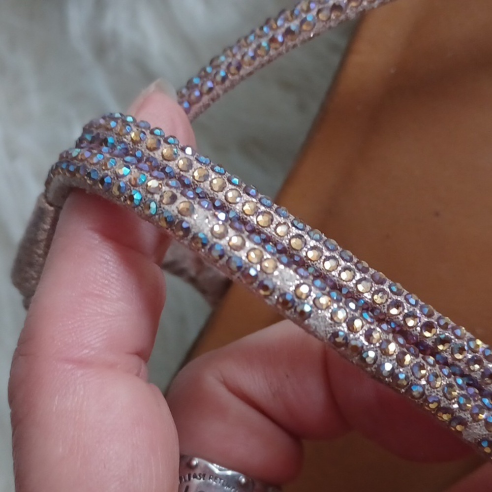 Sparkly Rhinestons Sandals - Picture 13 of 16